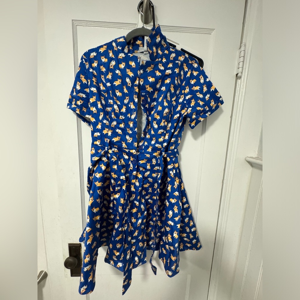 XL Eva Rose Corgi Dress